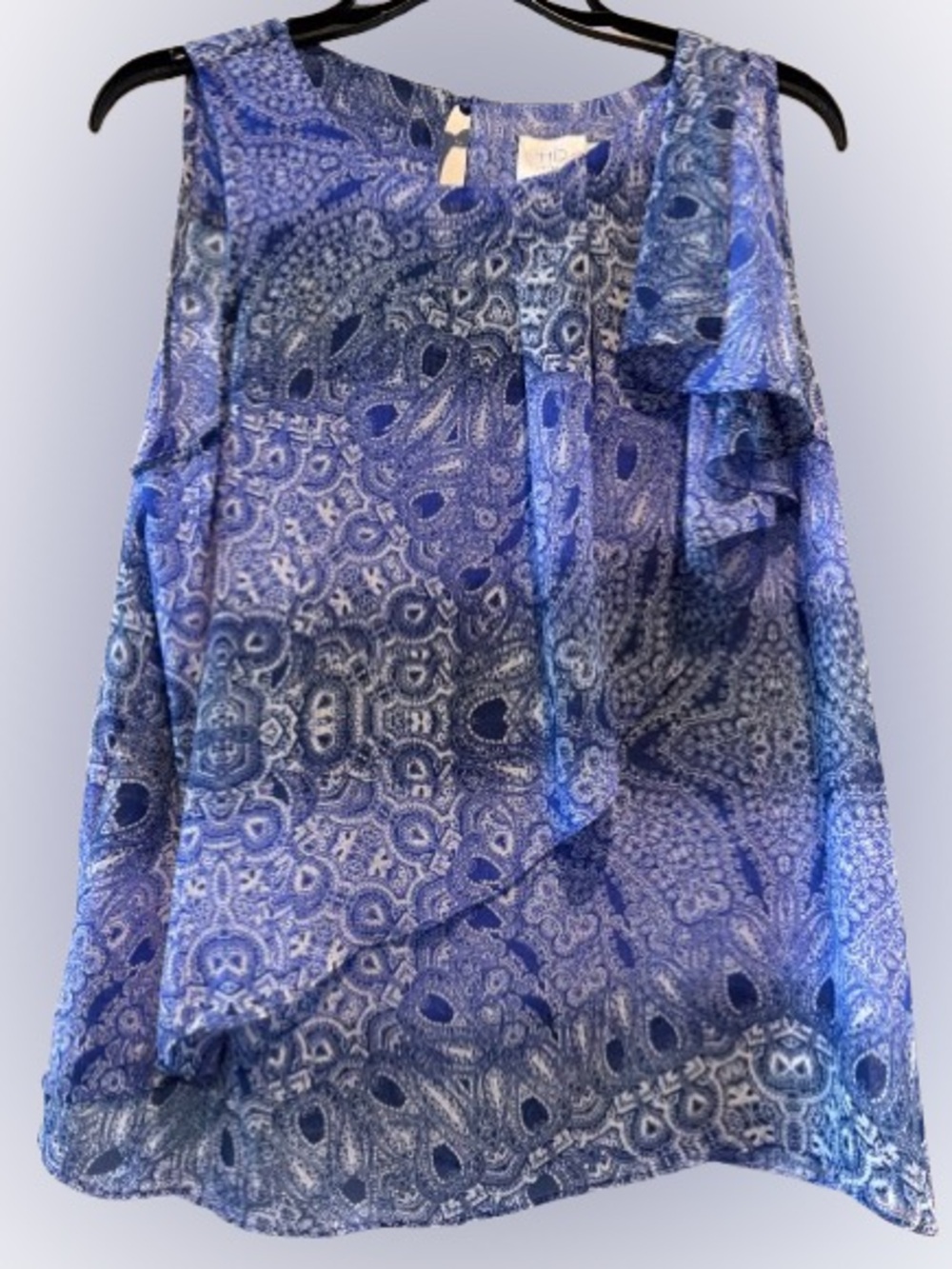 HD in Paris Blue Paisley Sleeveless Camisole